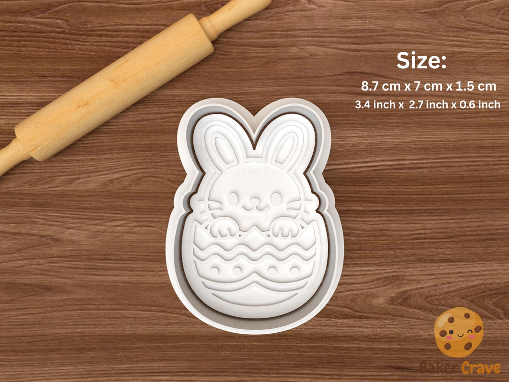 Easter Bunny Cookie Cutter Set STL File