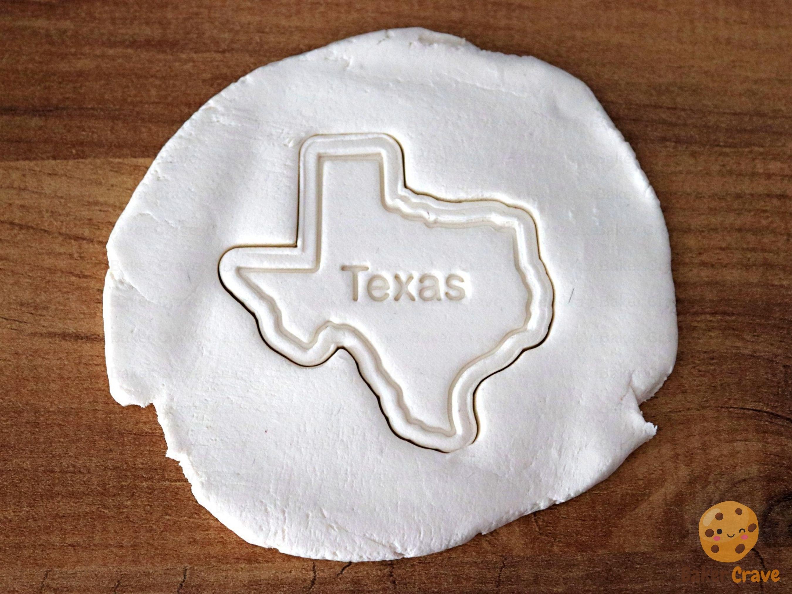 USA State Map Cookie Cutter Set STL File