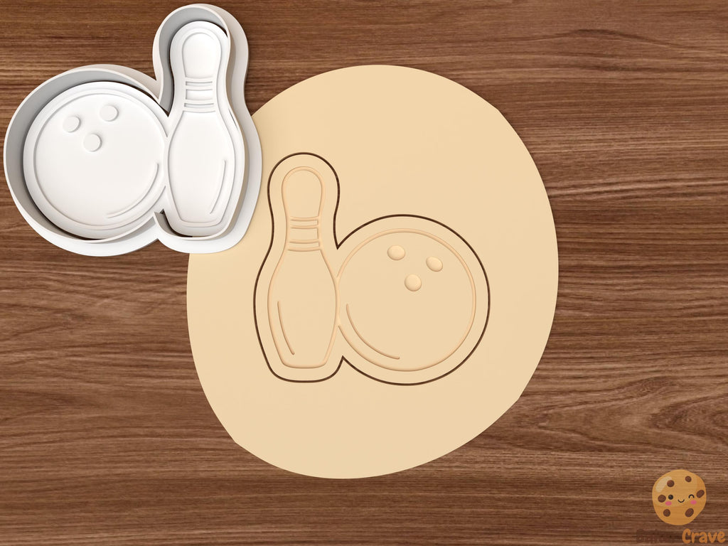 Bowling Cookie Cutter Set STL File