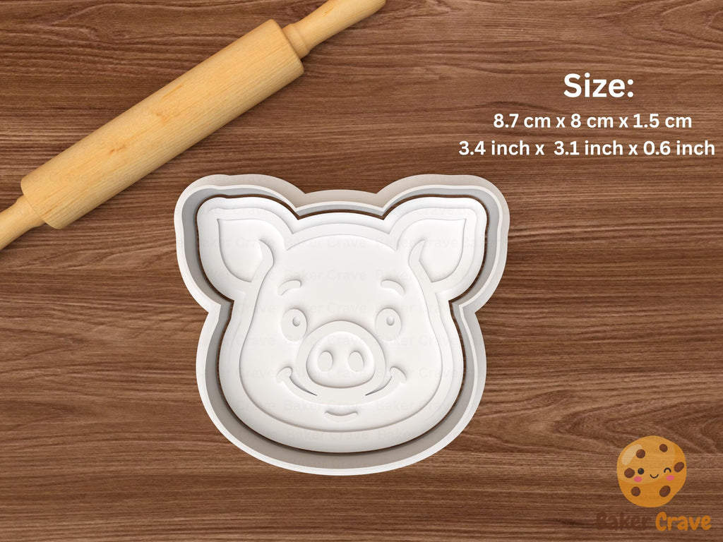 Farm Animal Faces Cookie Cutter Set STL File