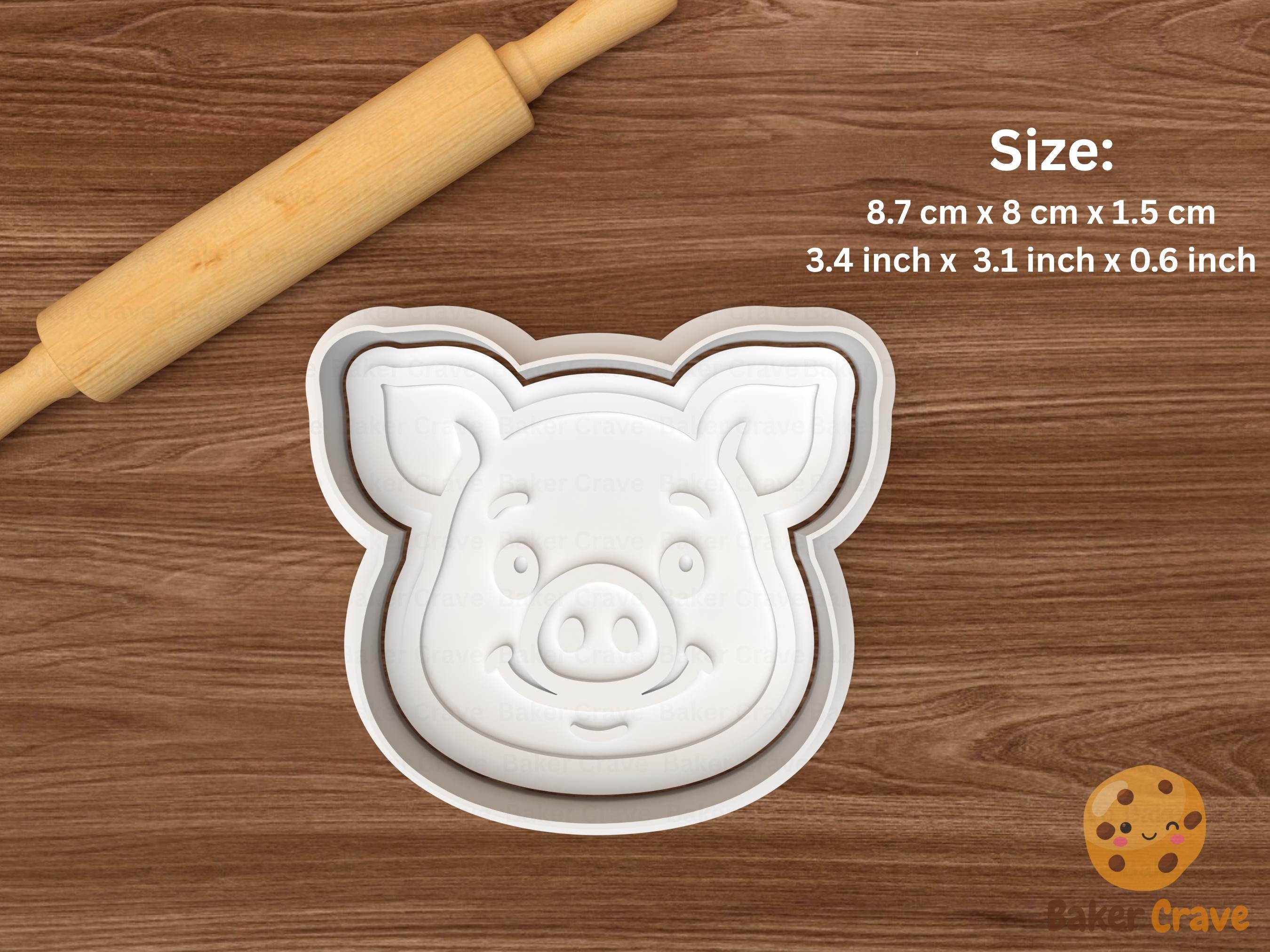 Farm Animal Faces Cookie Cutter Set STL File