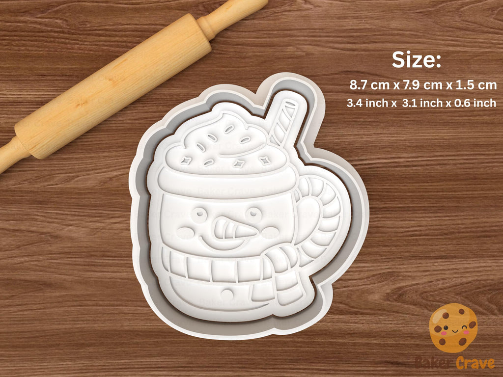 Christmas Mug Cookie Cutter Set STL File