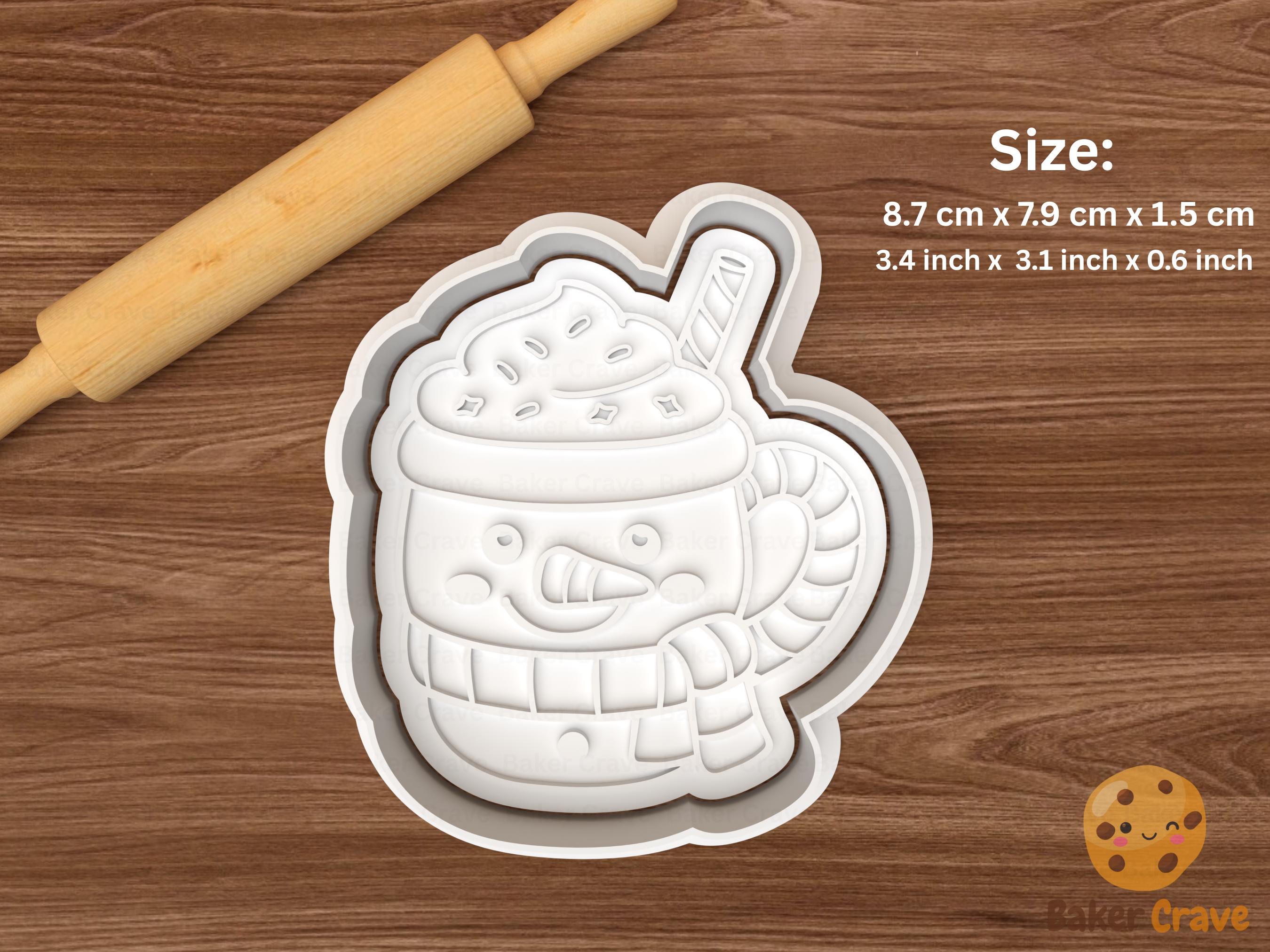Christmas Mug Cookie Cutter Set STL File