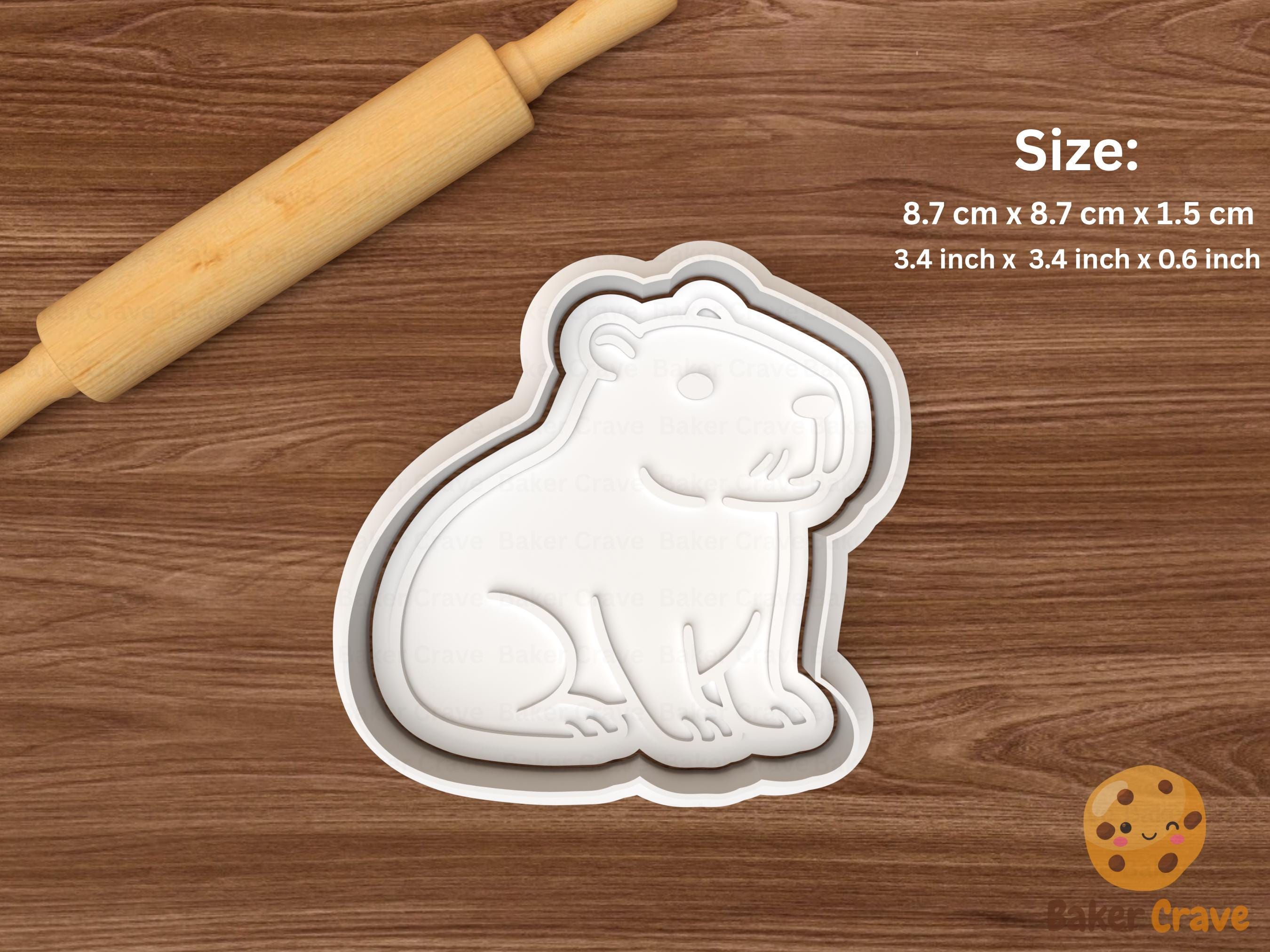 Capybara Cookie Cutter Set STL File