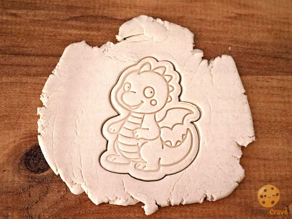 Cute Dragon Cookie Cutter STL File
