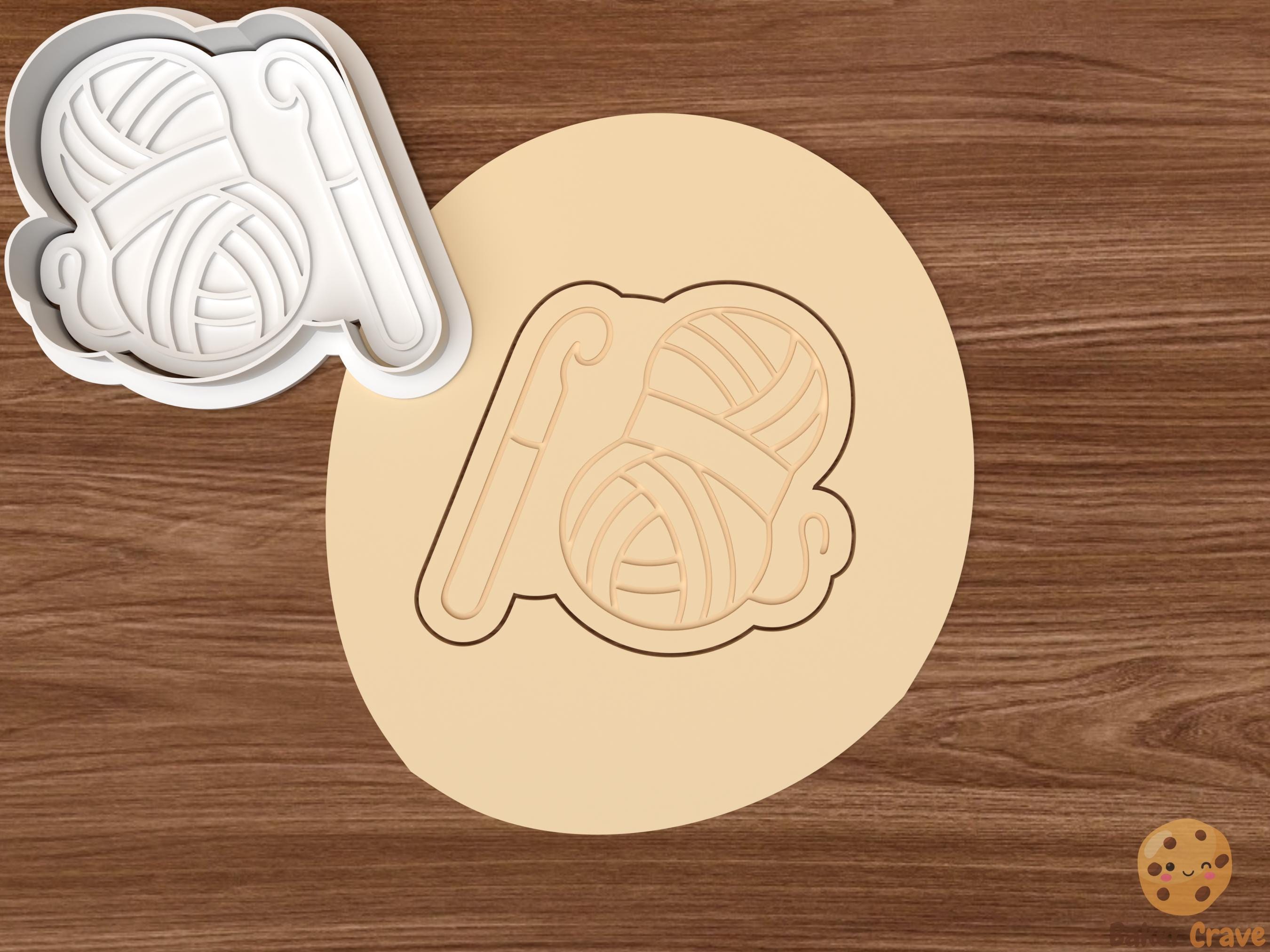 Knitting Cookie Cutter Set STL File