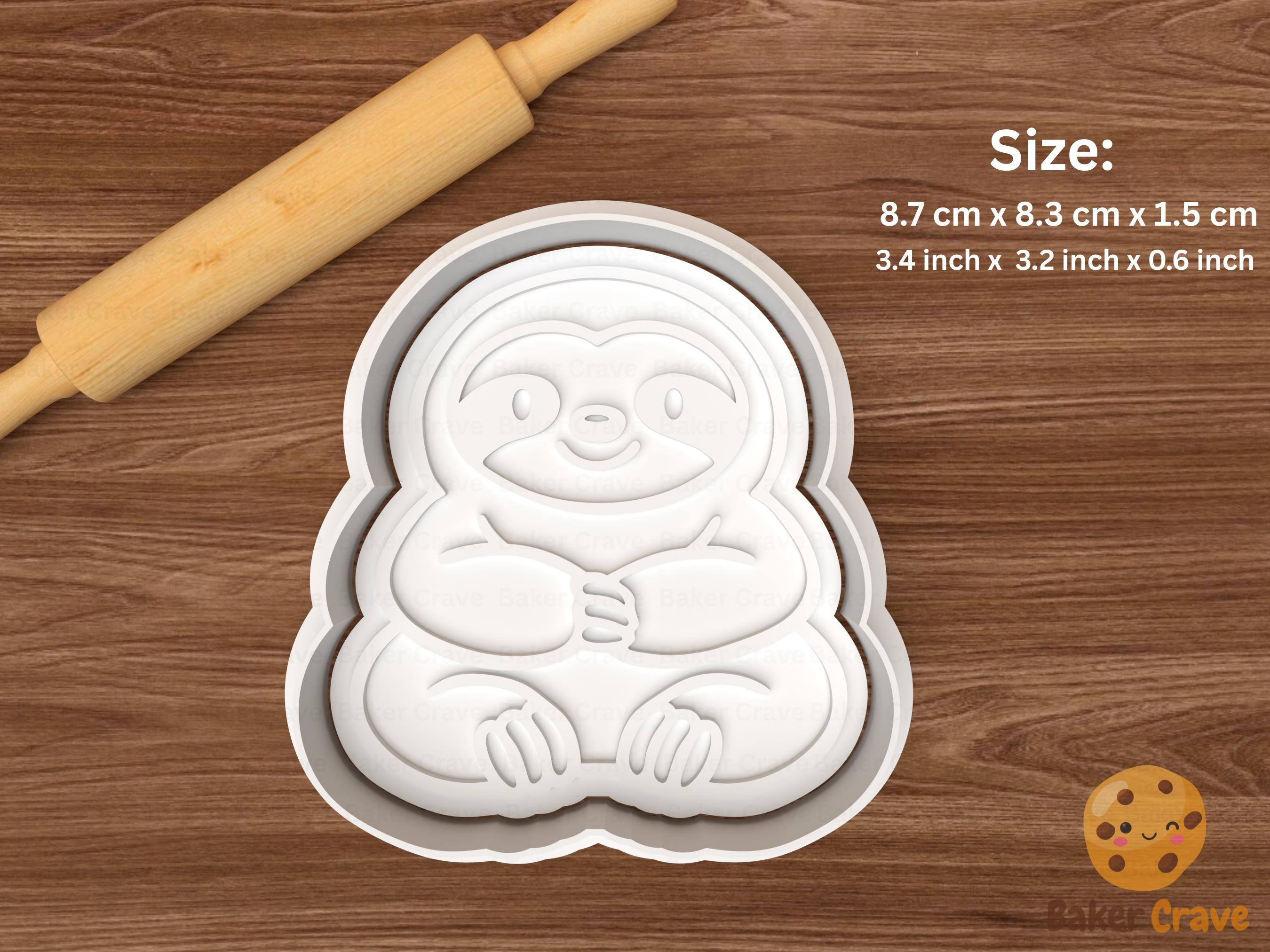 Sloth Cookie Cutter Set STL File