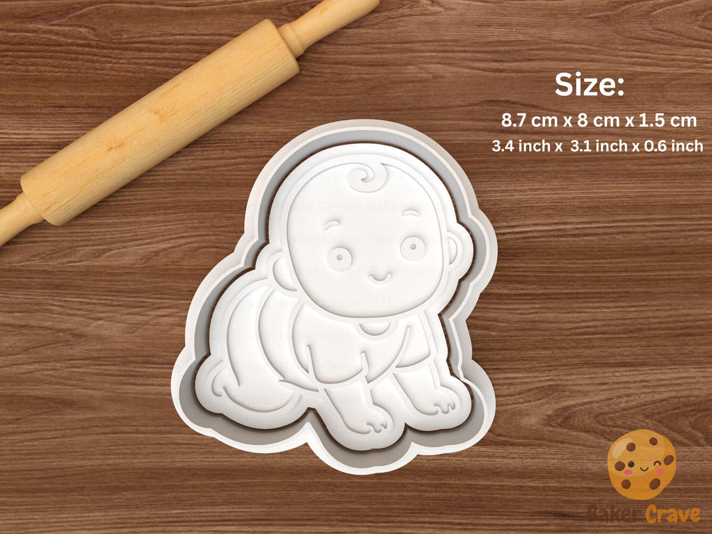 Baby Cookie Cutter Set STL File