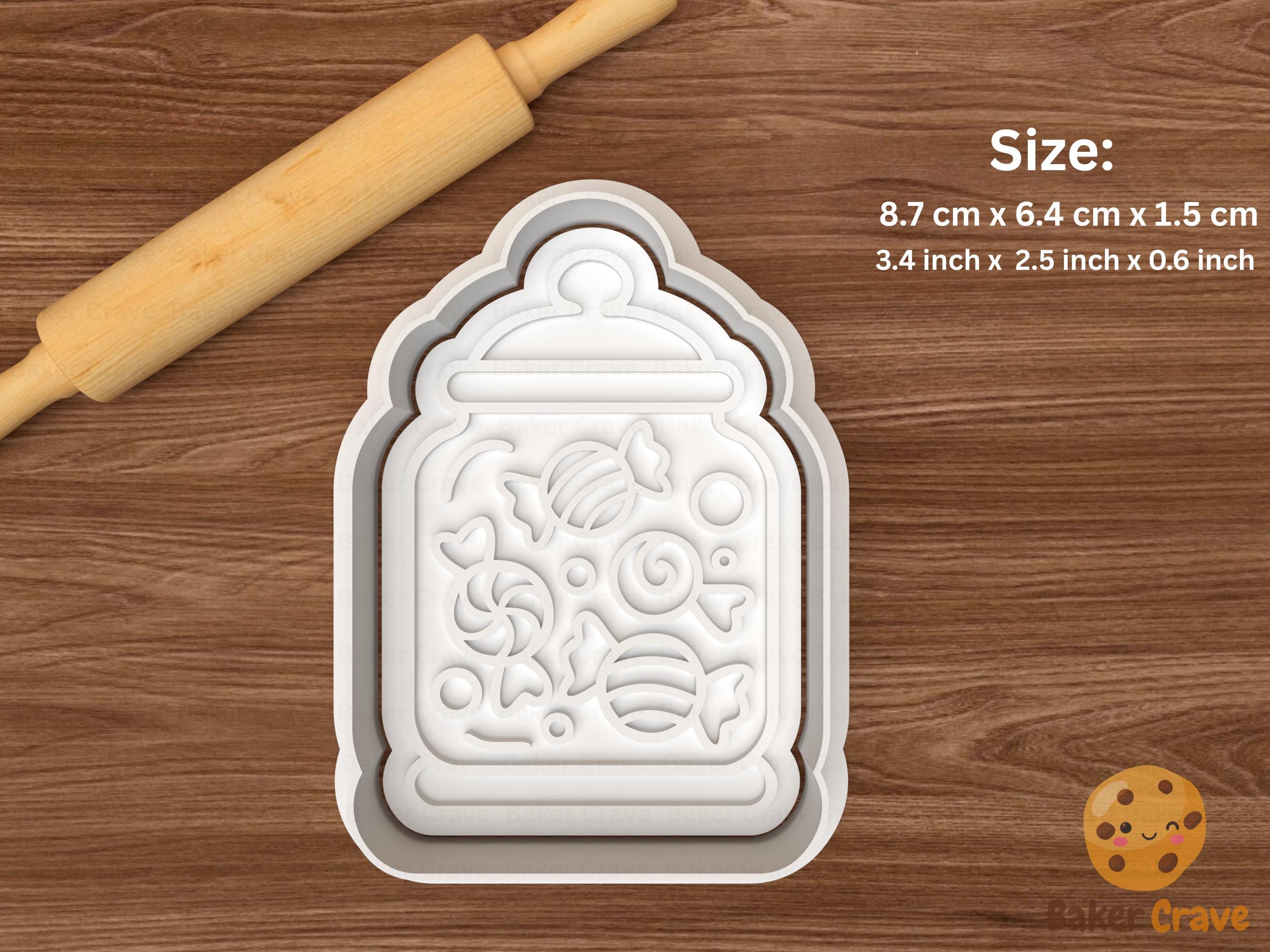 Christmas Candy Shop Cookie Cutter Set STL File