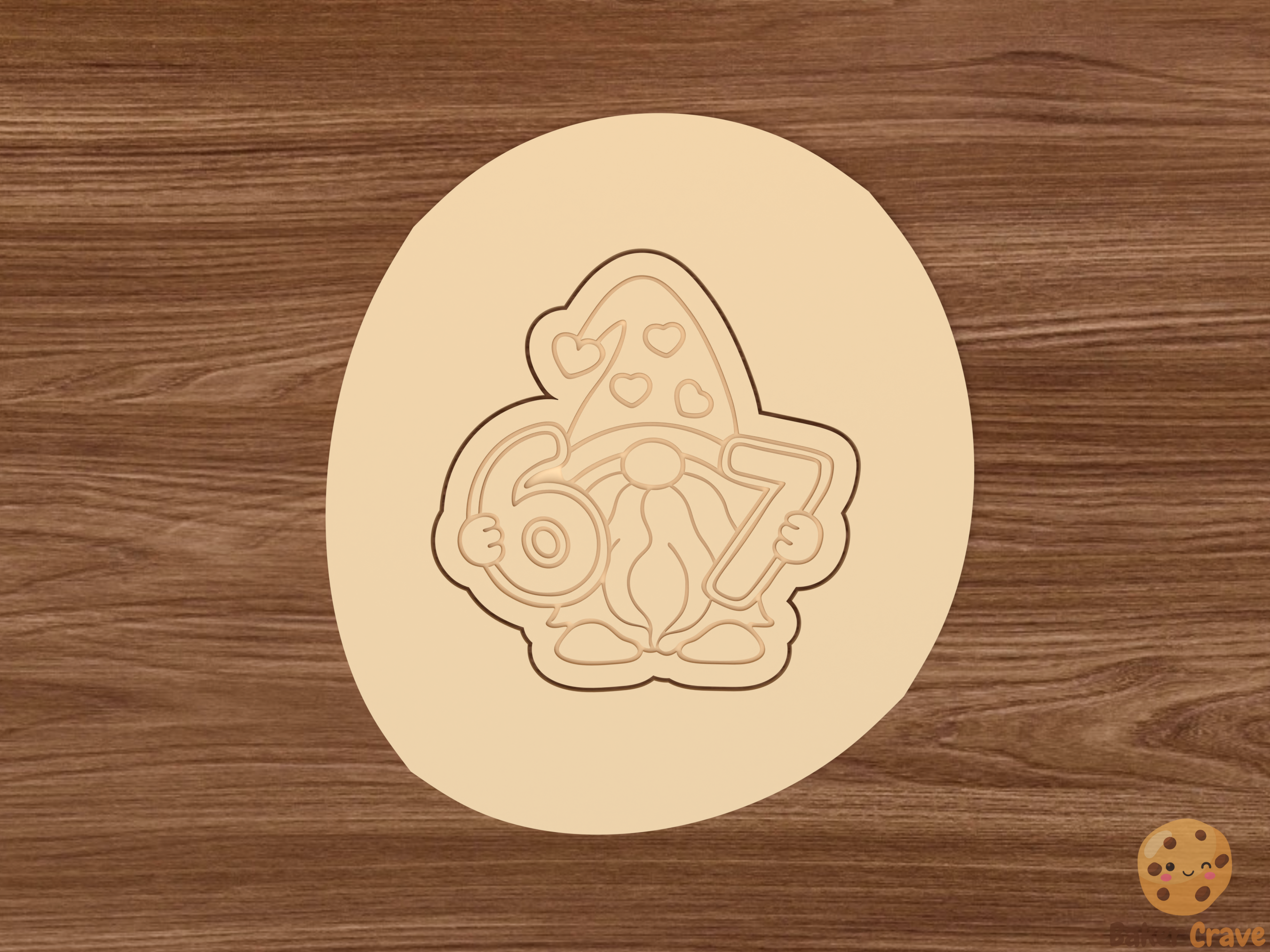 7 Valentine Characters Cookie Cutter Set STL File - 67dough2