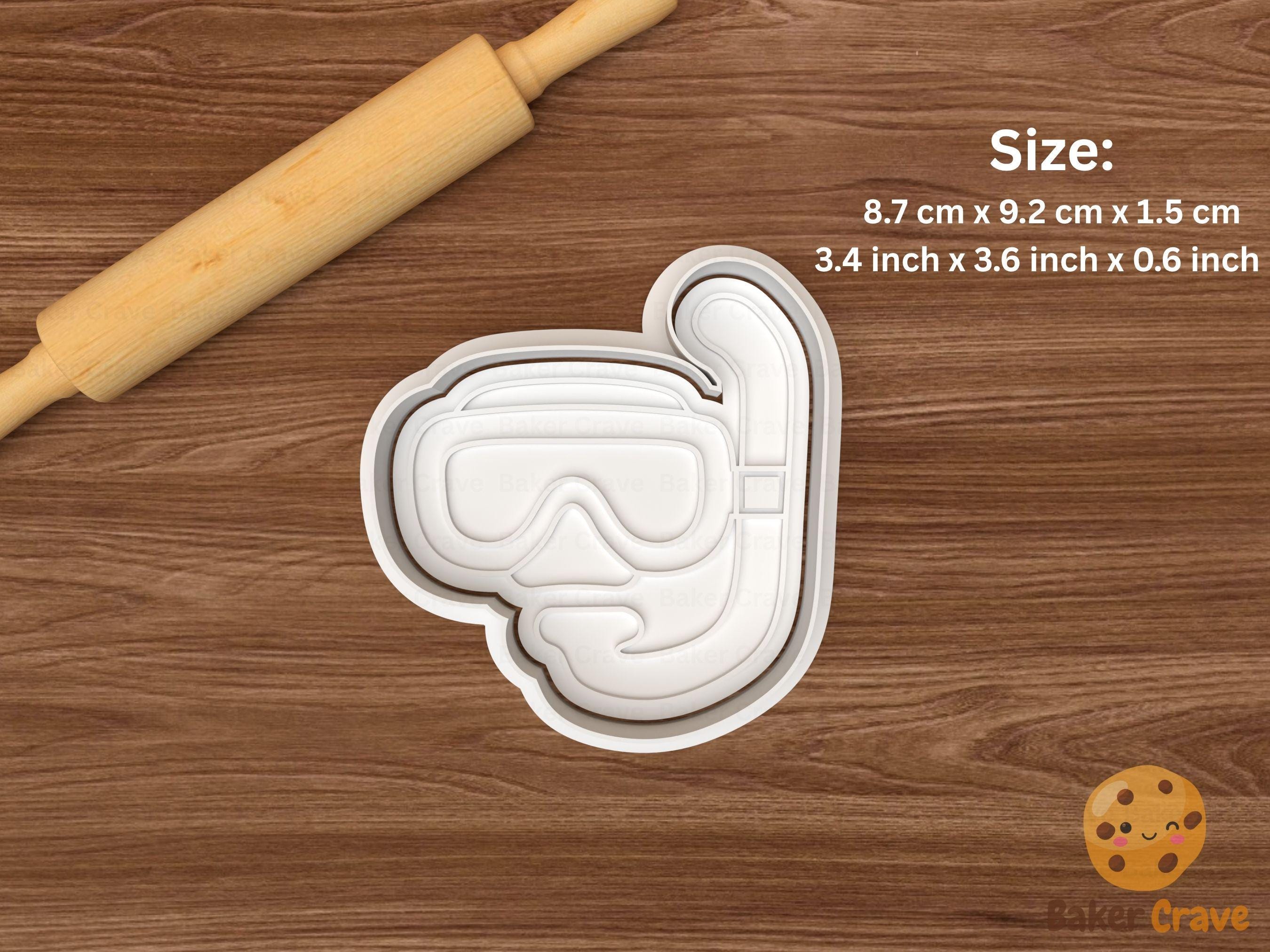 Scuba Diving Cookie Cutter Set STL File