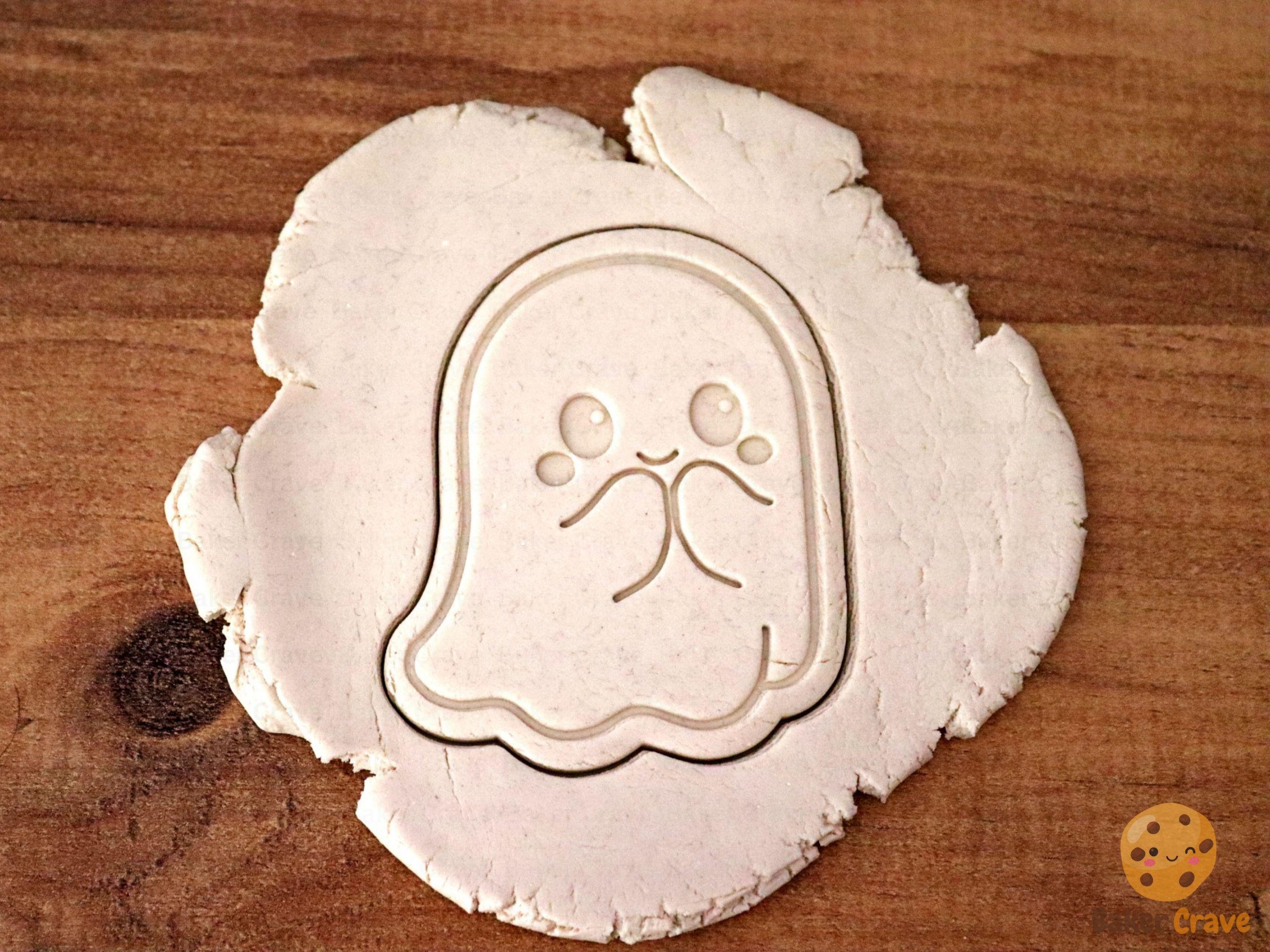 Kawaii Halloween Ghost Cookie Cutter Set STL File