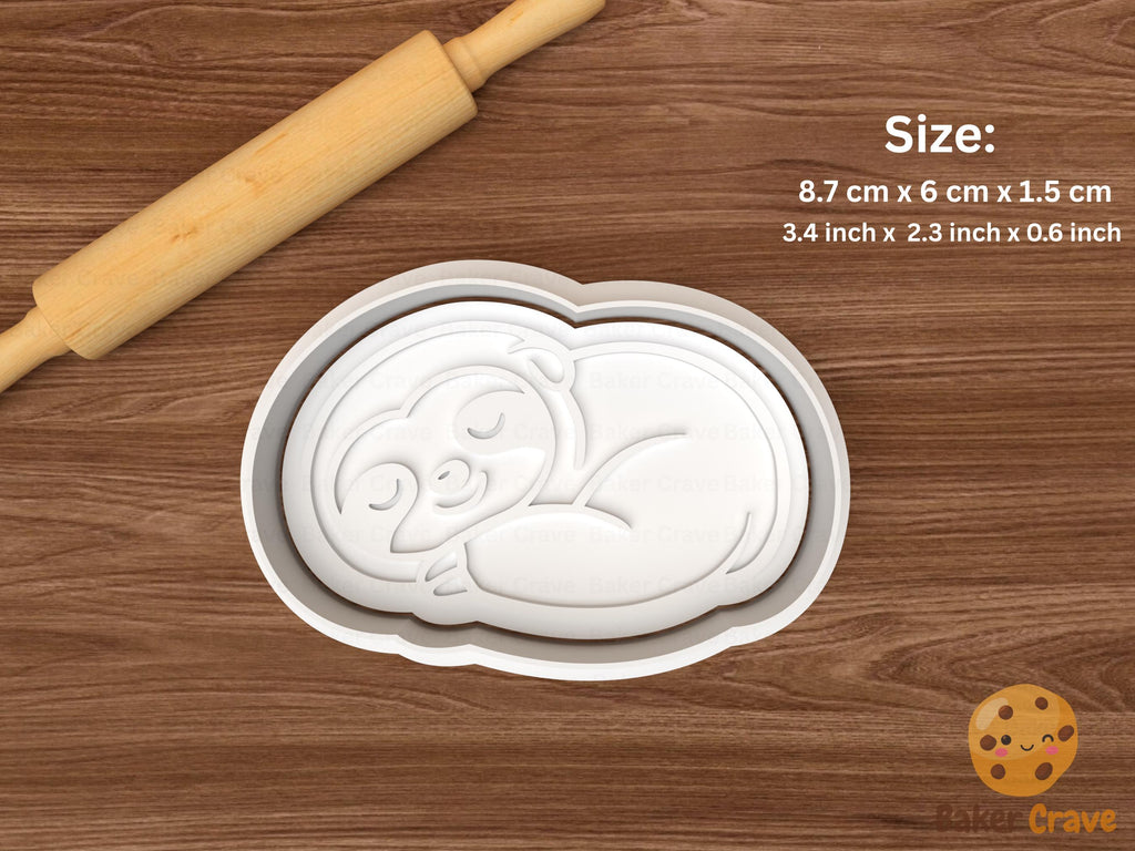 Sloth Cookie Cutter Set STL File