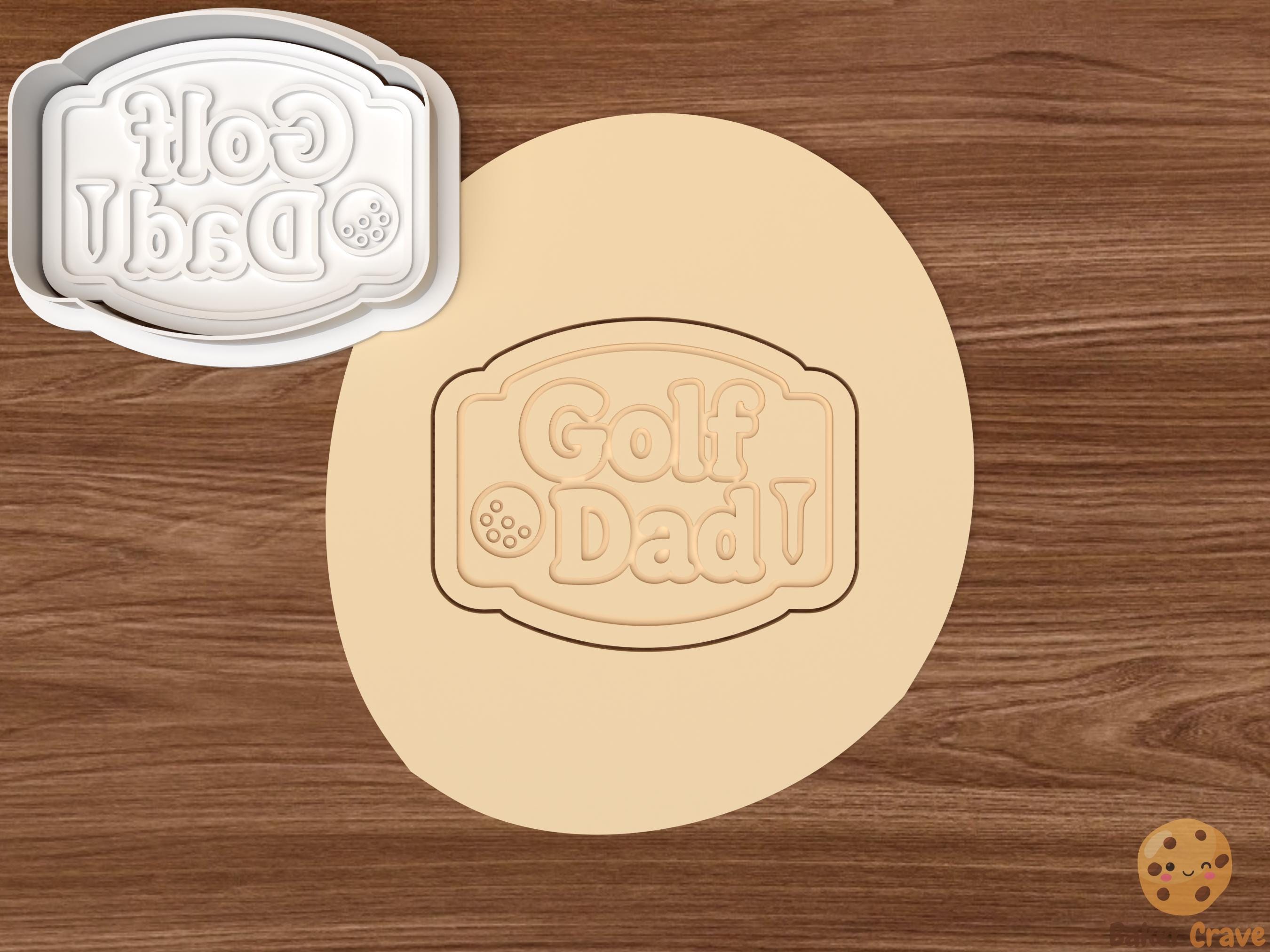 Golf Dad Cookie Cutter Set STL File