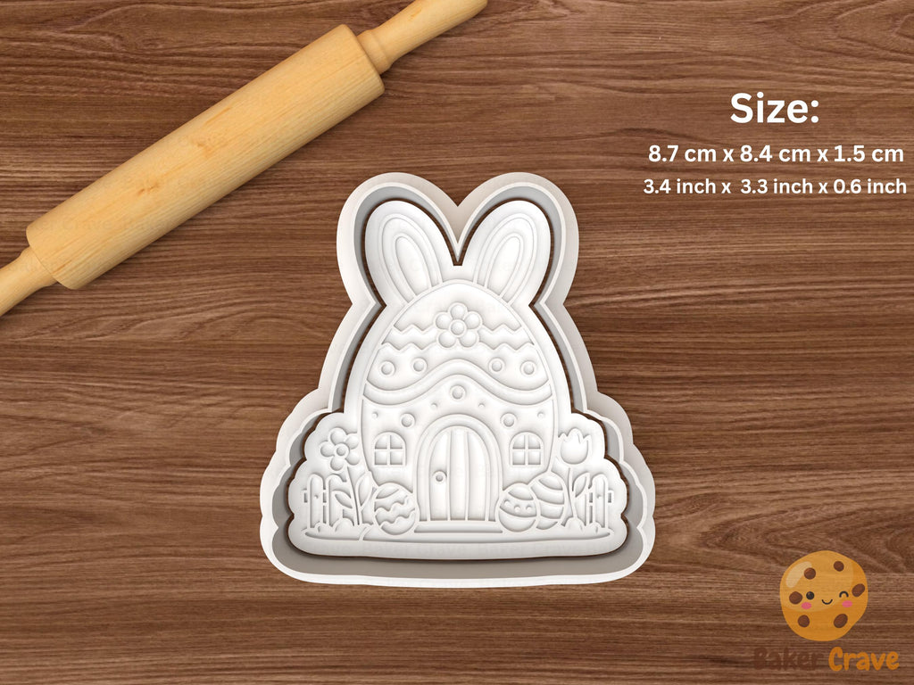 Easter Houses Cookie Cutter Set STL File