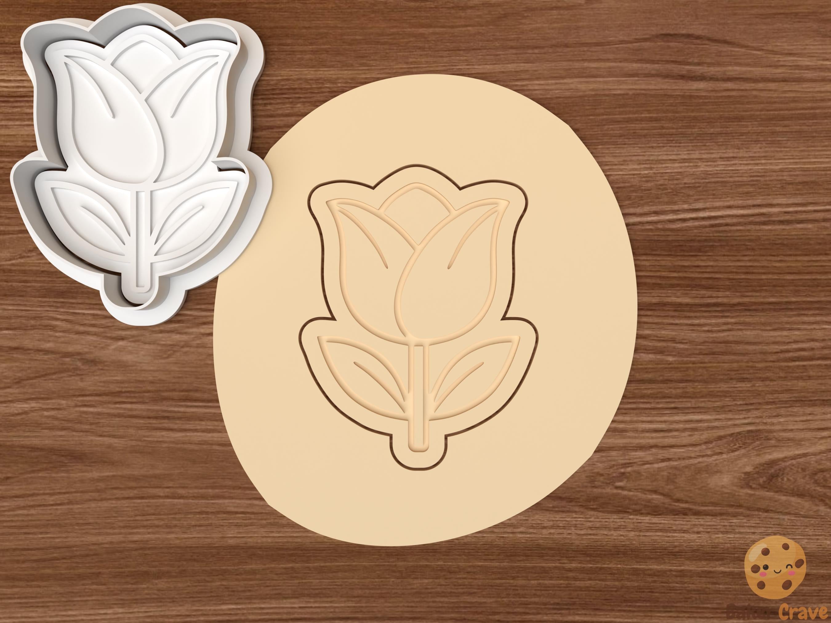 Spring Flower Cookie Cutter Set STL File
