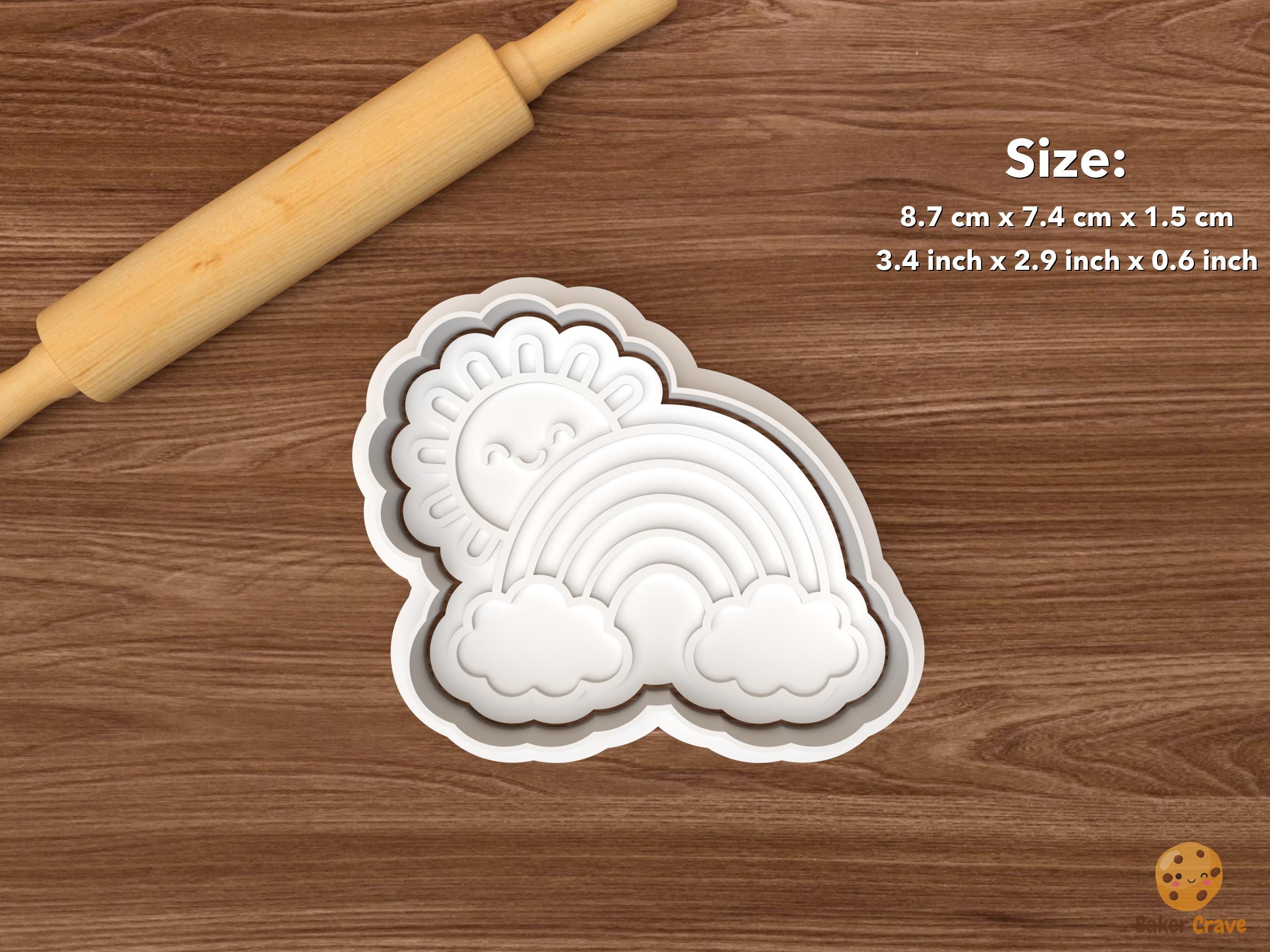 Kawaii Rainbow Cookie Cutter Set STL File