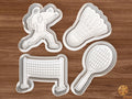 Badminton Cookie Cutter Set STL File