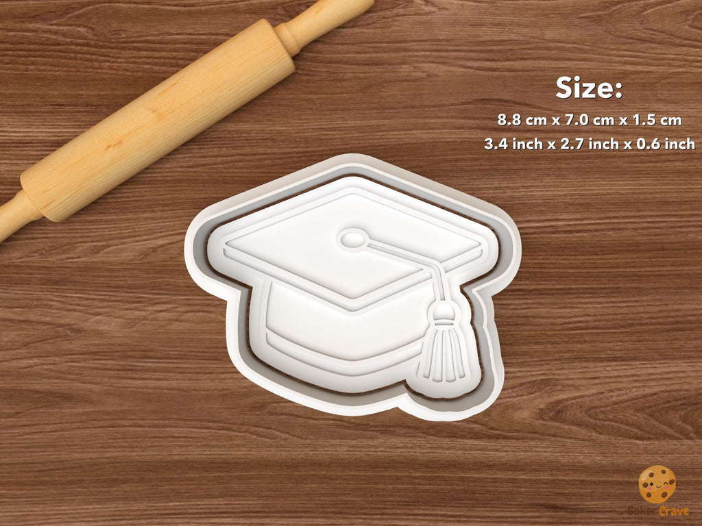 Congrats Grad Graduation Cookie Cutter Set STL File