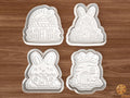 Easter Houses Cookie Cutter Set STL File