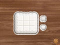 Valentine Tic Tac Toe Cookie Cutter Set STL File