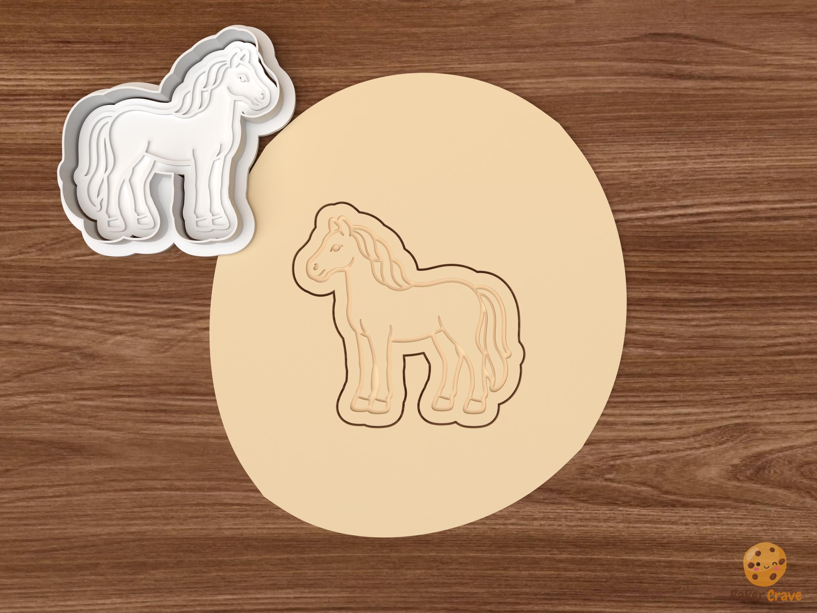 Horse Cookie Cutter Set STL File