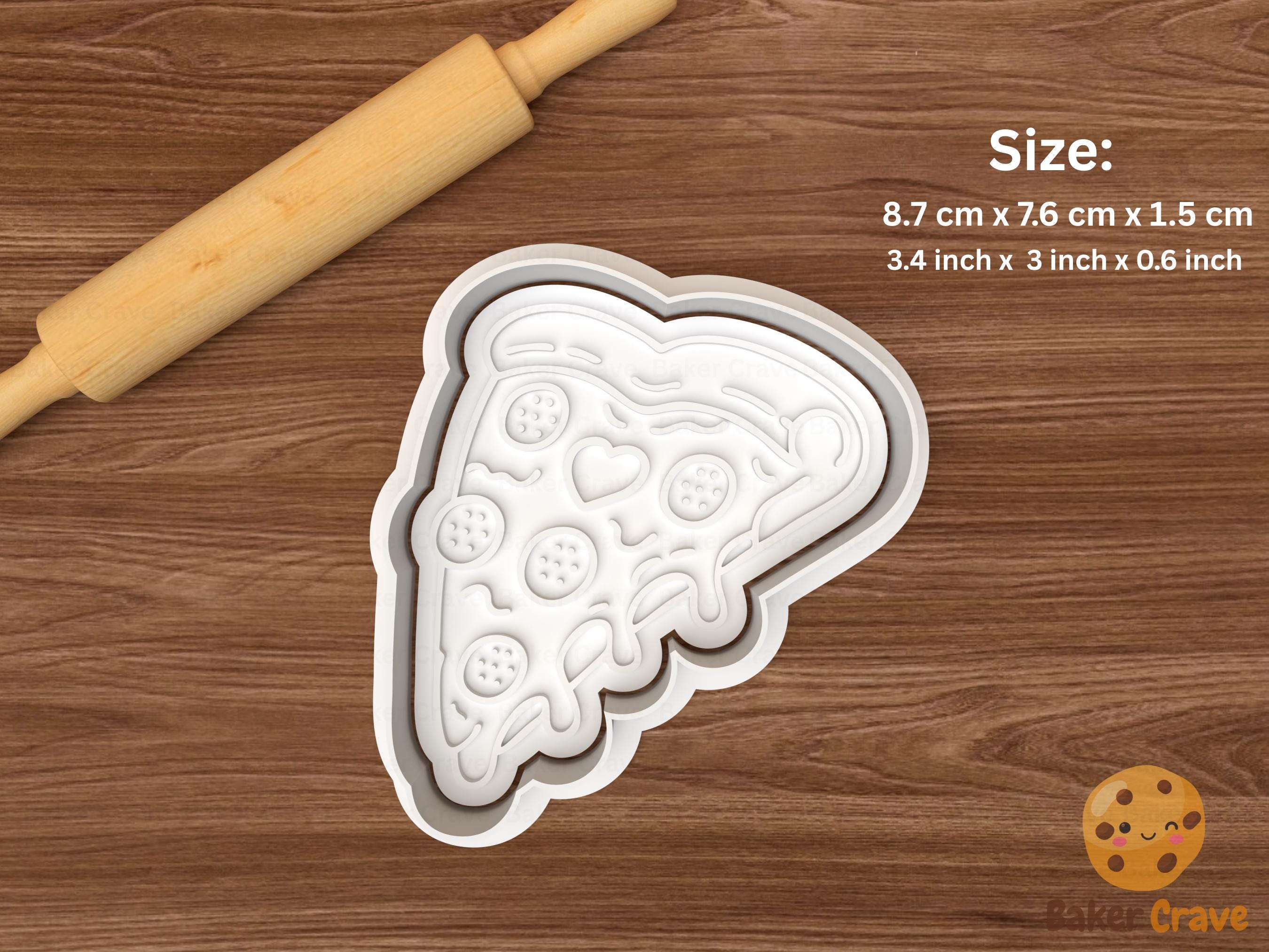 Valentine Heart Pizza Cookie Cutter Set STL File