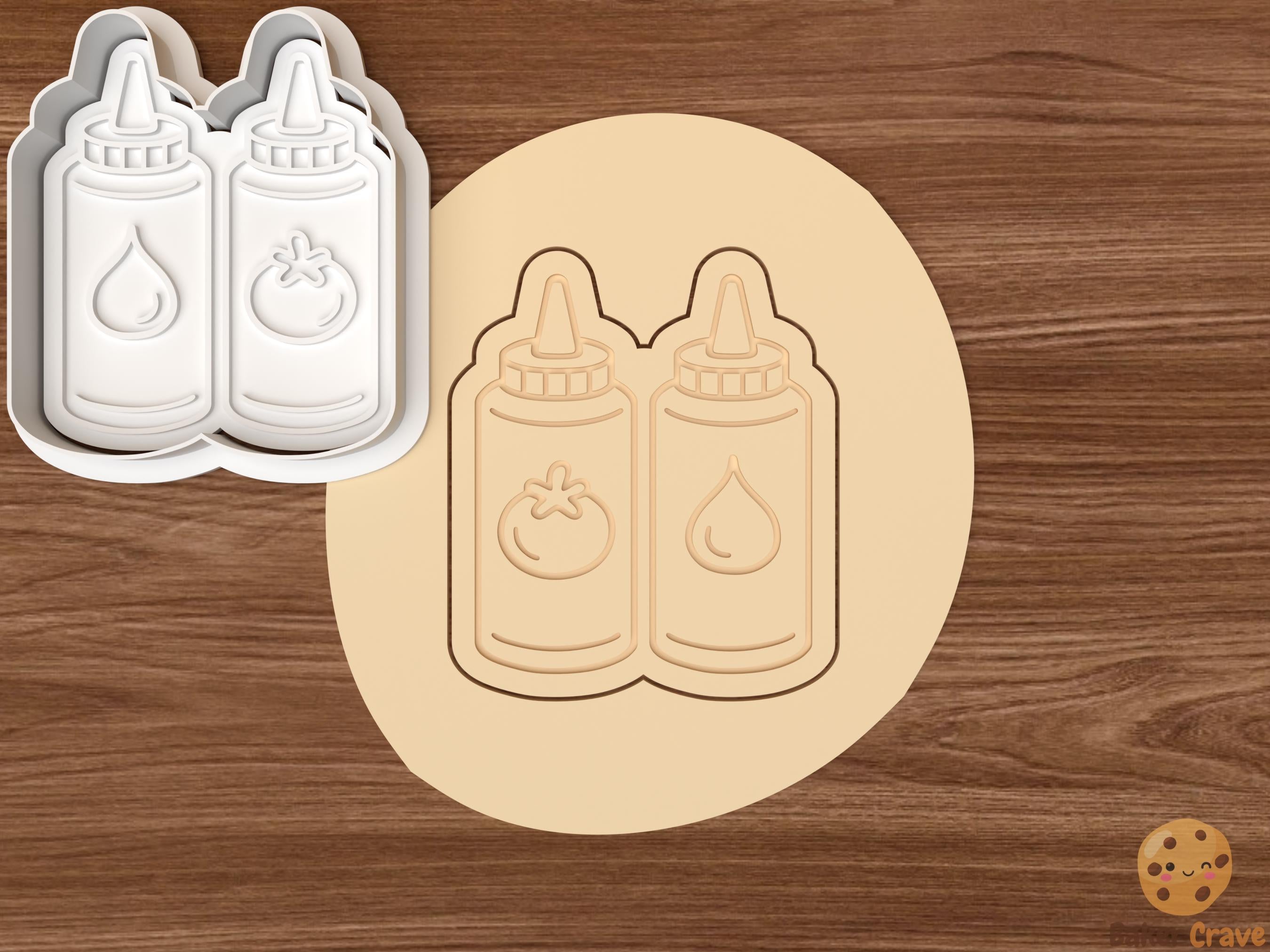 Hot Dog Cookie Cutter Set STL File
