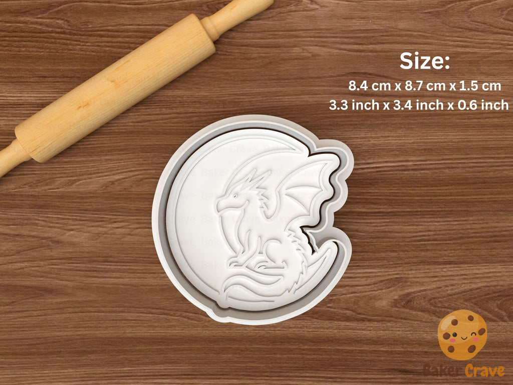 Dragon Cookie Cutter Set STL File