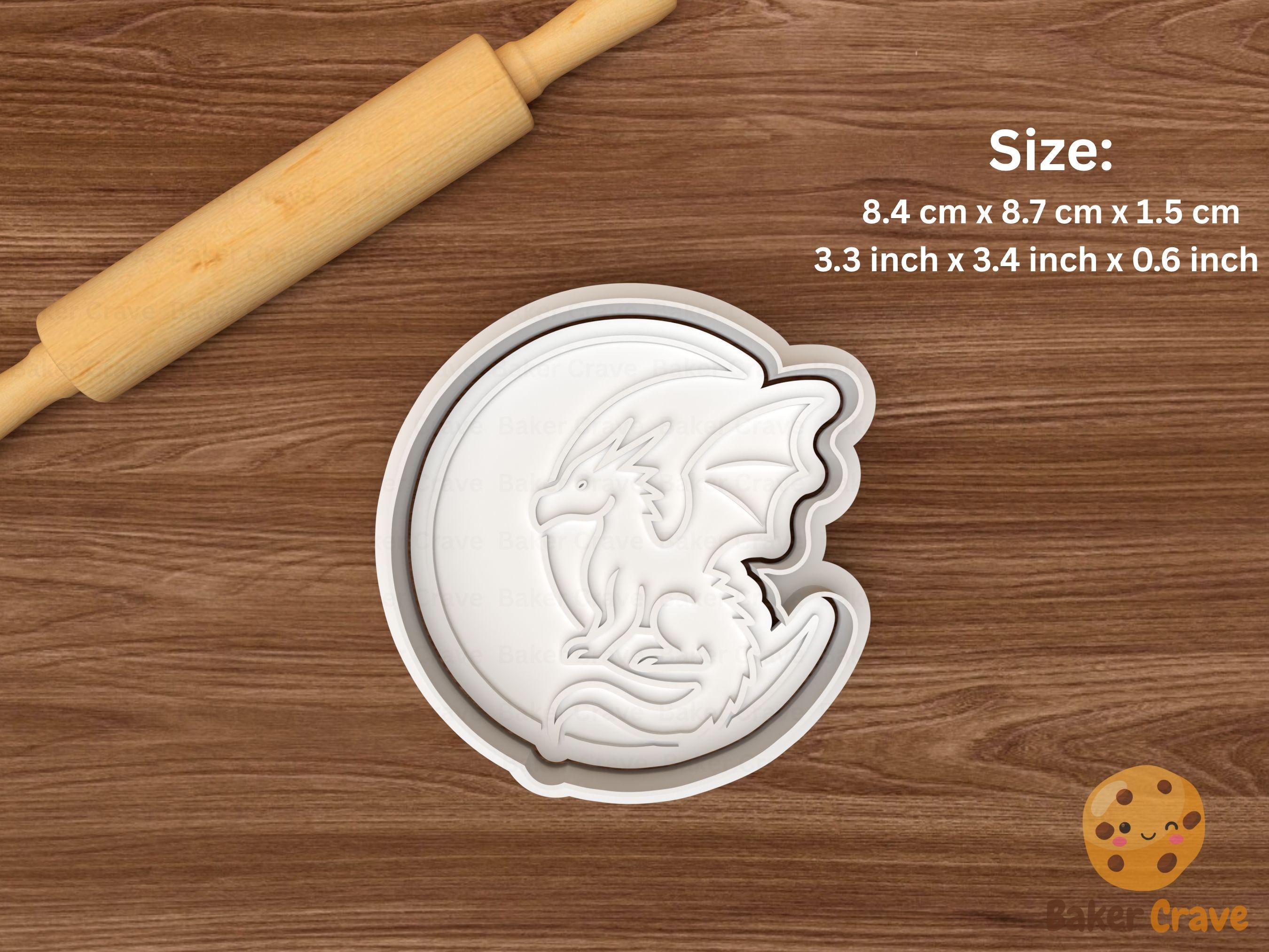 Dragon Cookie Cutter Set STL File