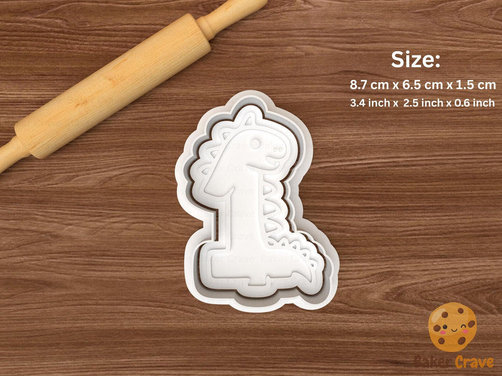 Dinosaur Numbers Cookie Cutter Set STL File