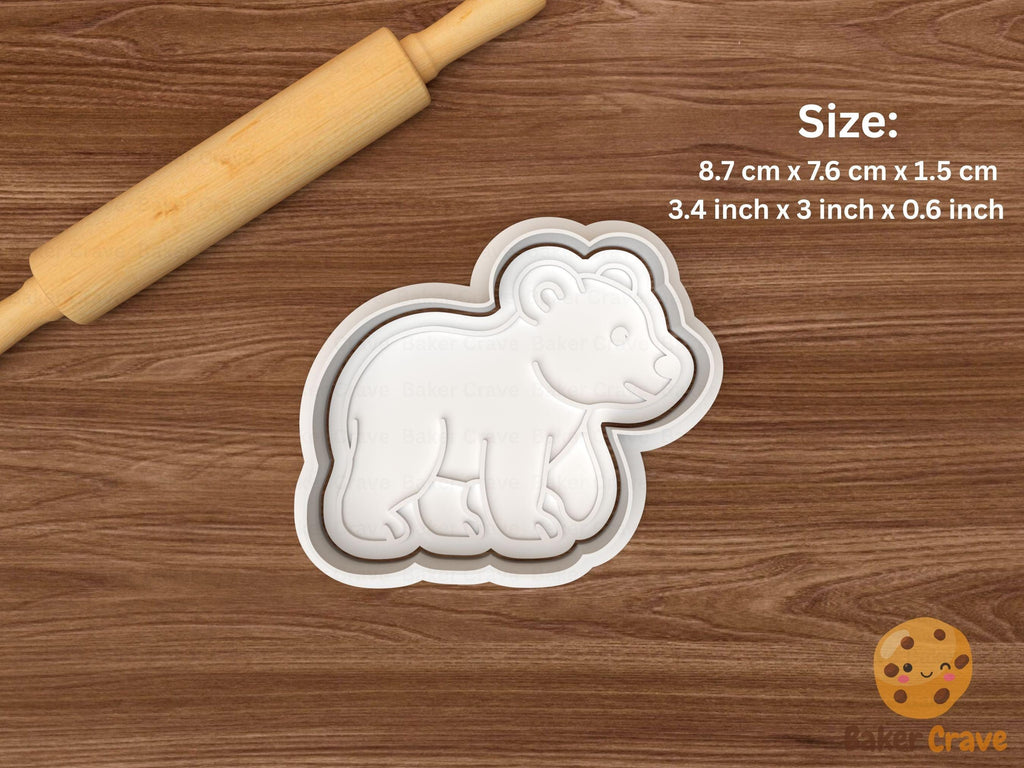 Bear Cookie Cutter Set STL File