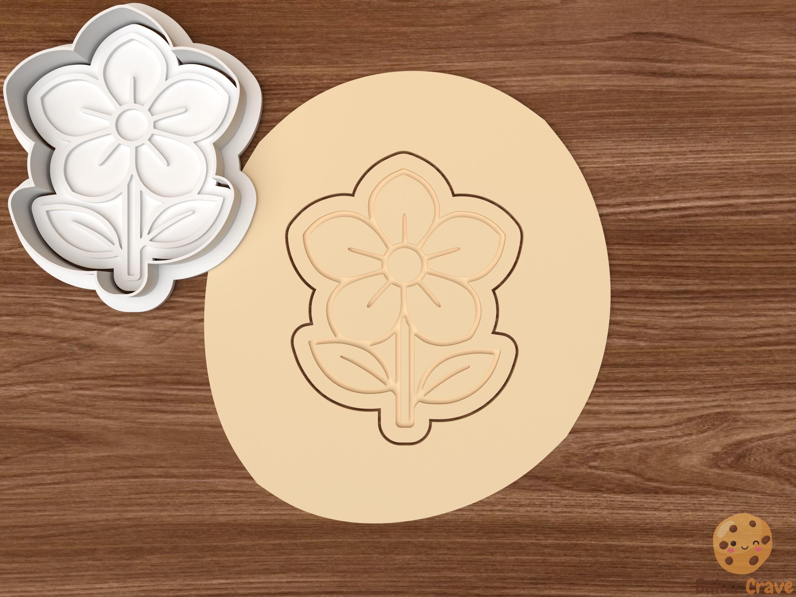 Spring Flower Cookie Cutter Set STL File