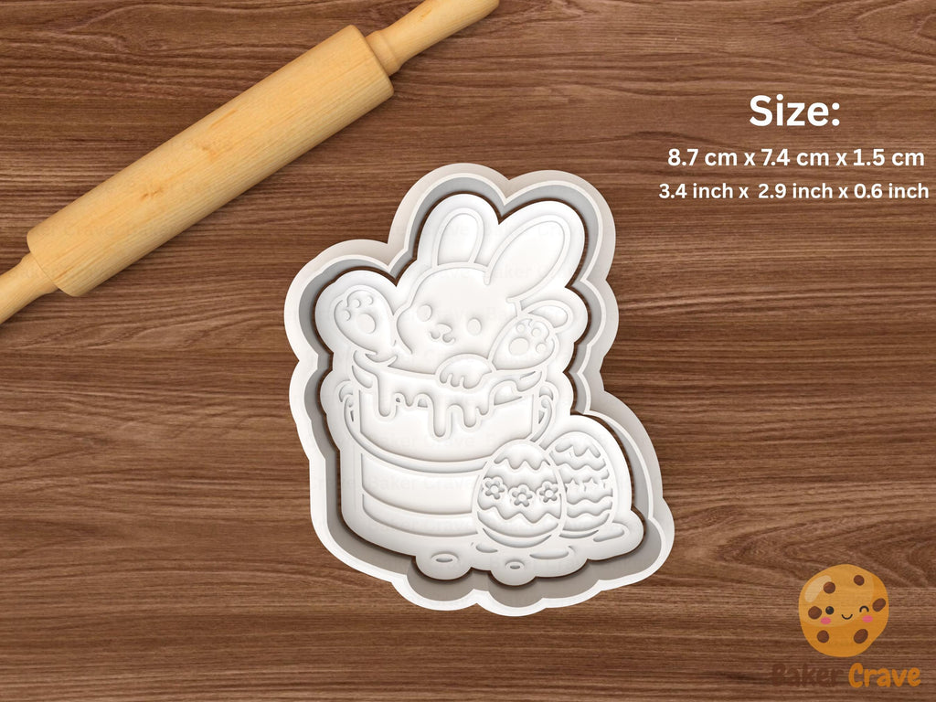 Easter Painting Cookie Cutter Set STL File