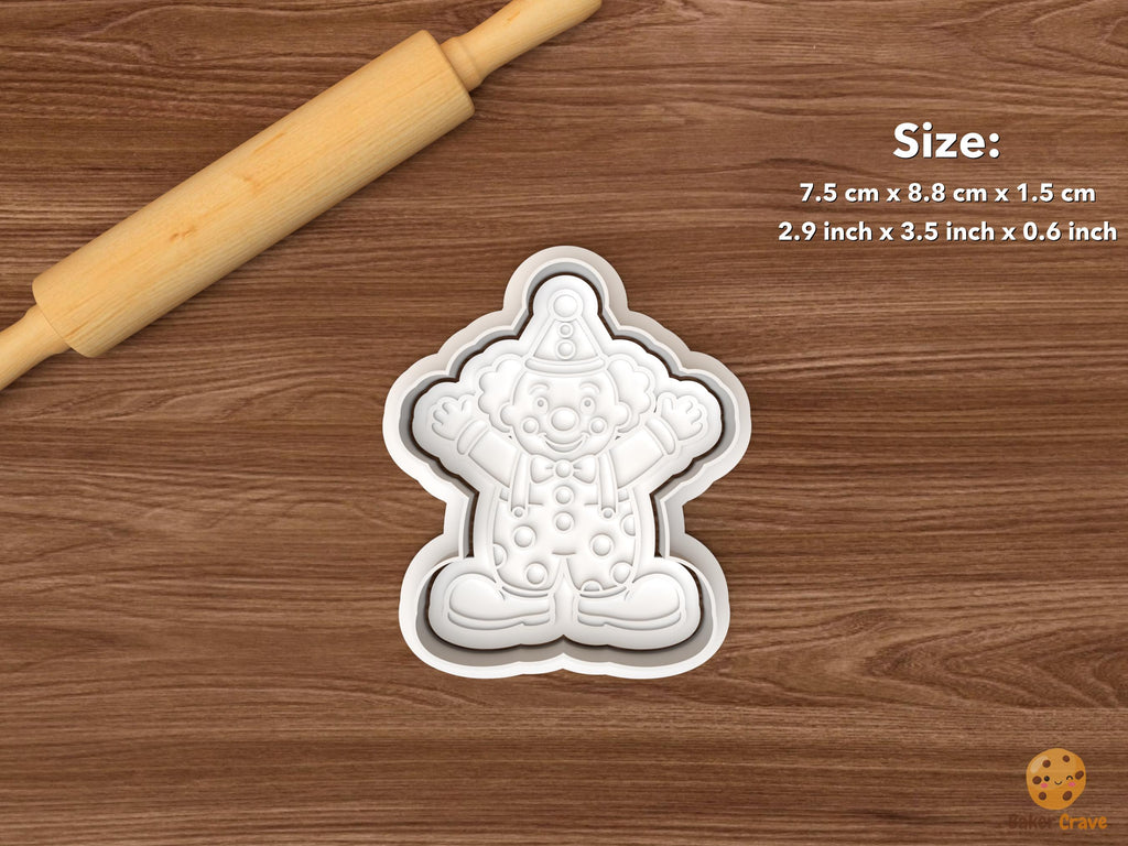 Clown Cookie Cutter Set STL File