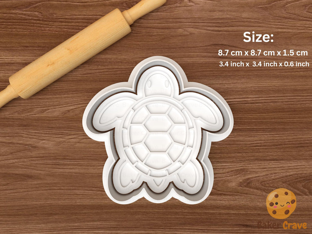 Sea Turtle Cookie Cutter Set STL File