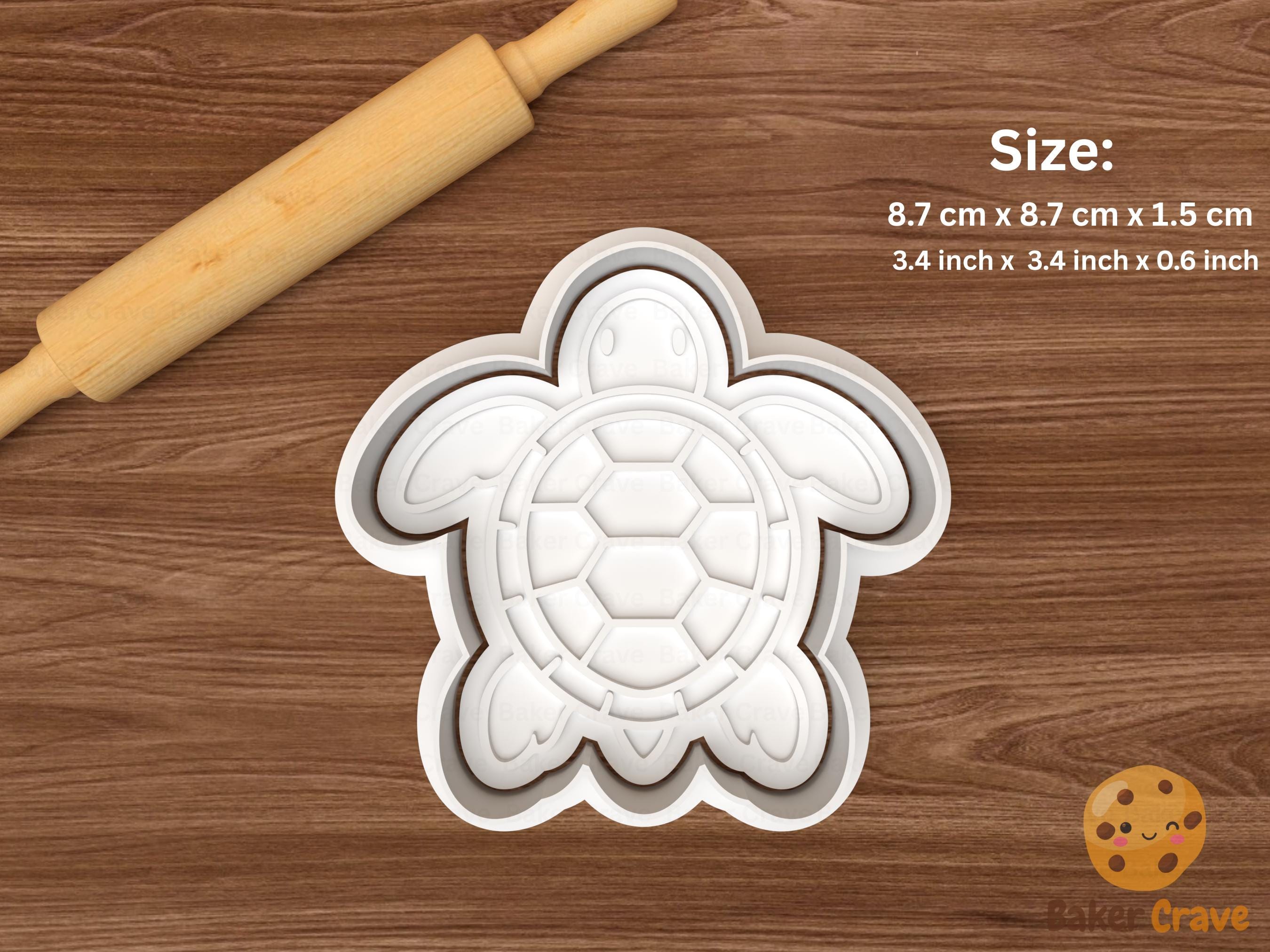 Sea Turtle Cookie Cutter Set STL File