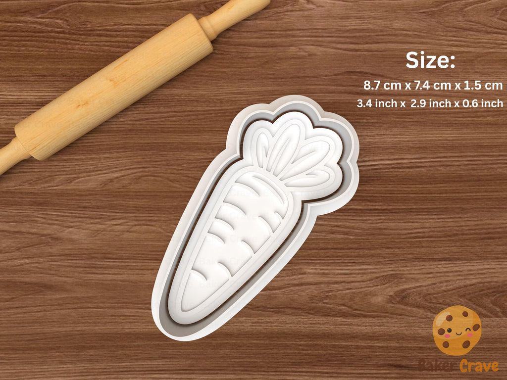 Easter Carrot Cookie Cutter Set STL File