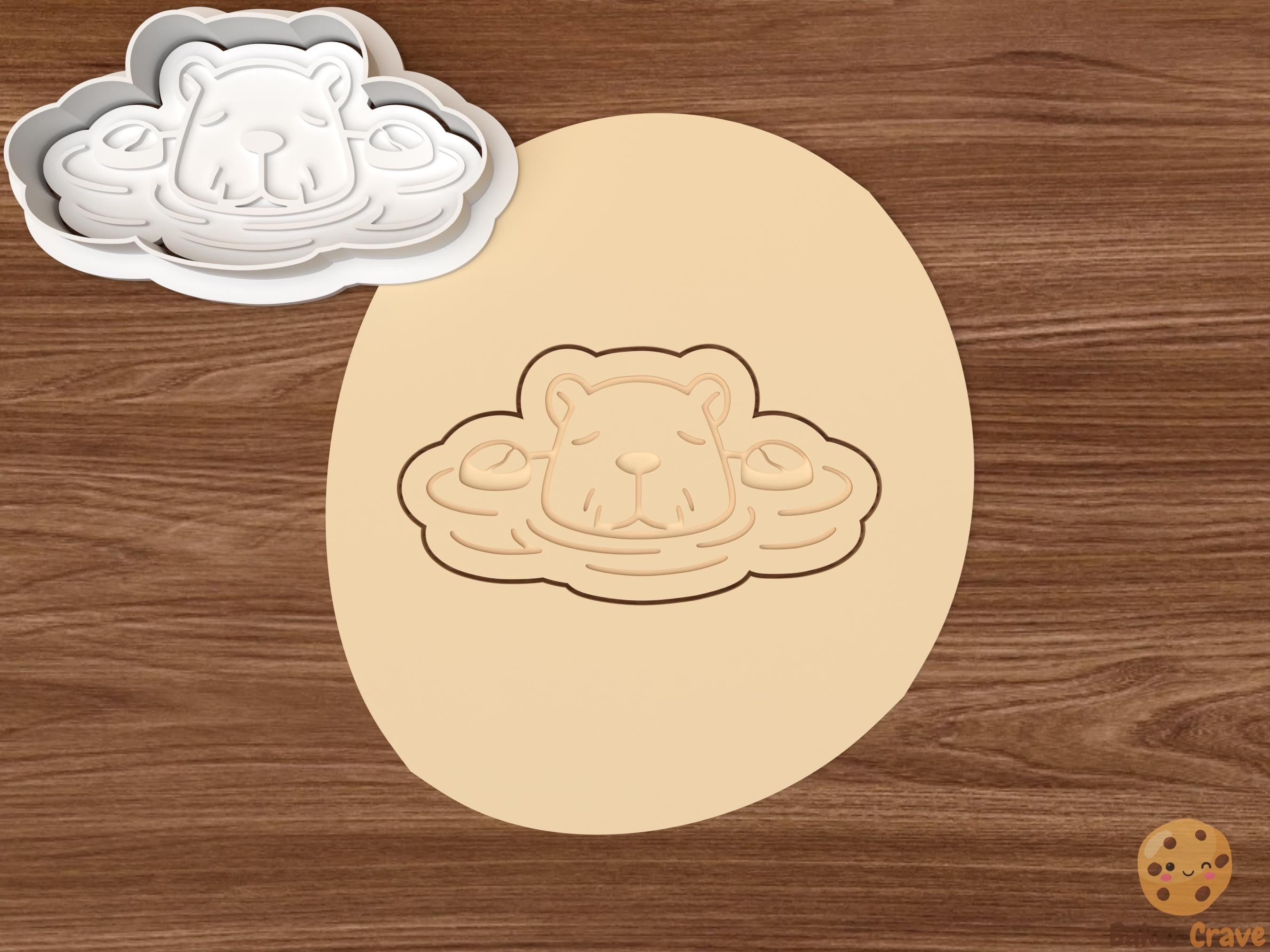 Capybara Cookie Cutter Set STL File