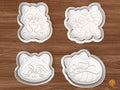 Raccoon Cookie Cutter Set STL File