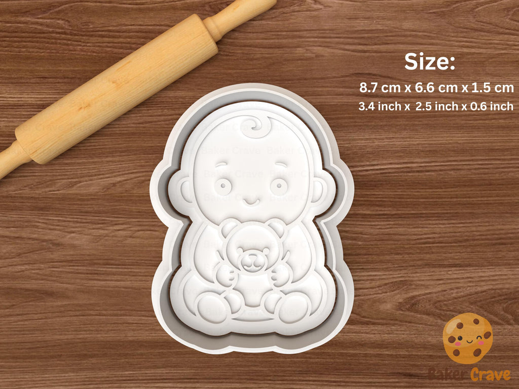 Baby Cookie Cutter Set STL File