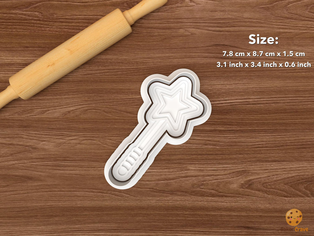 Magic Wizard Cookie Cutter Set STL File