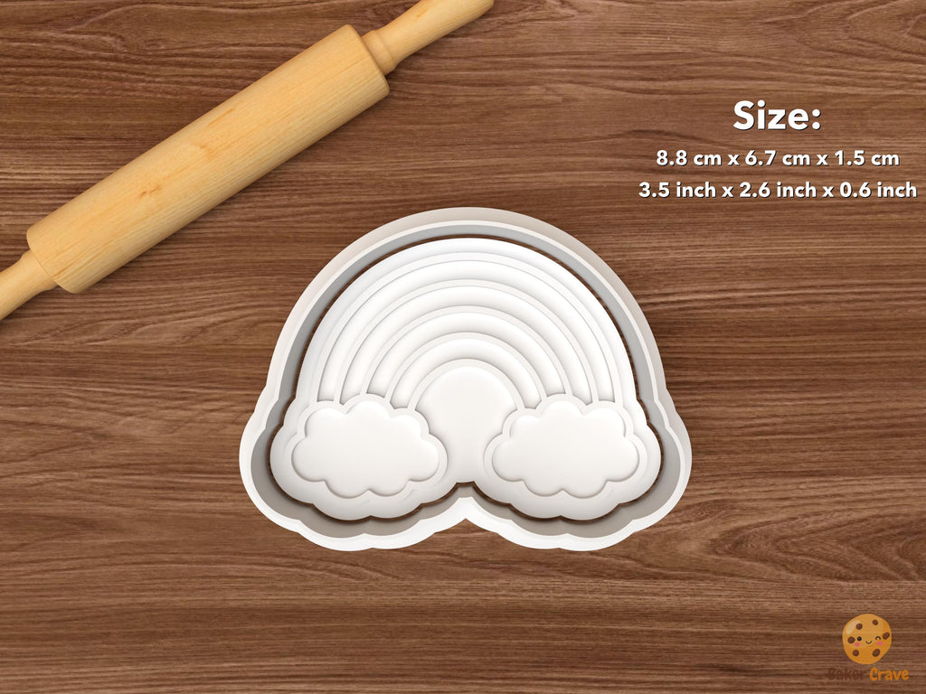 Kawaii Rainbow Cookie Cutter Set STL File