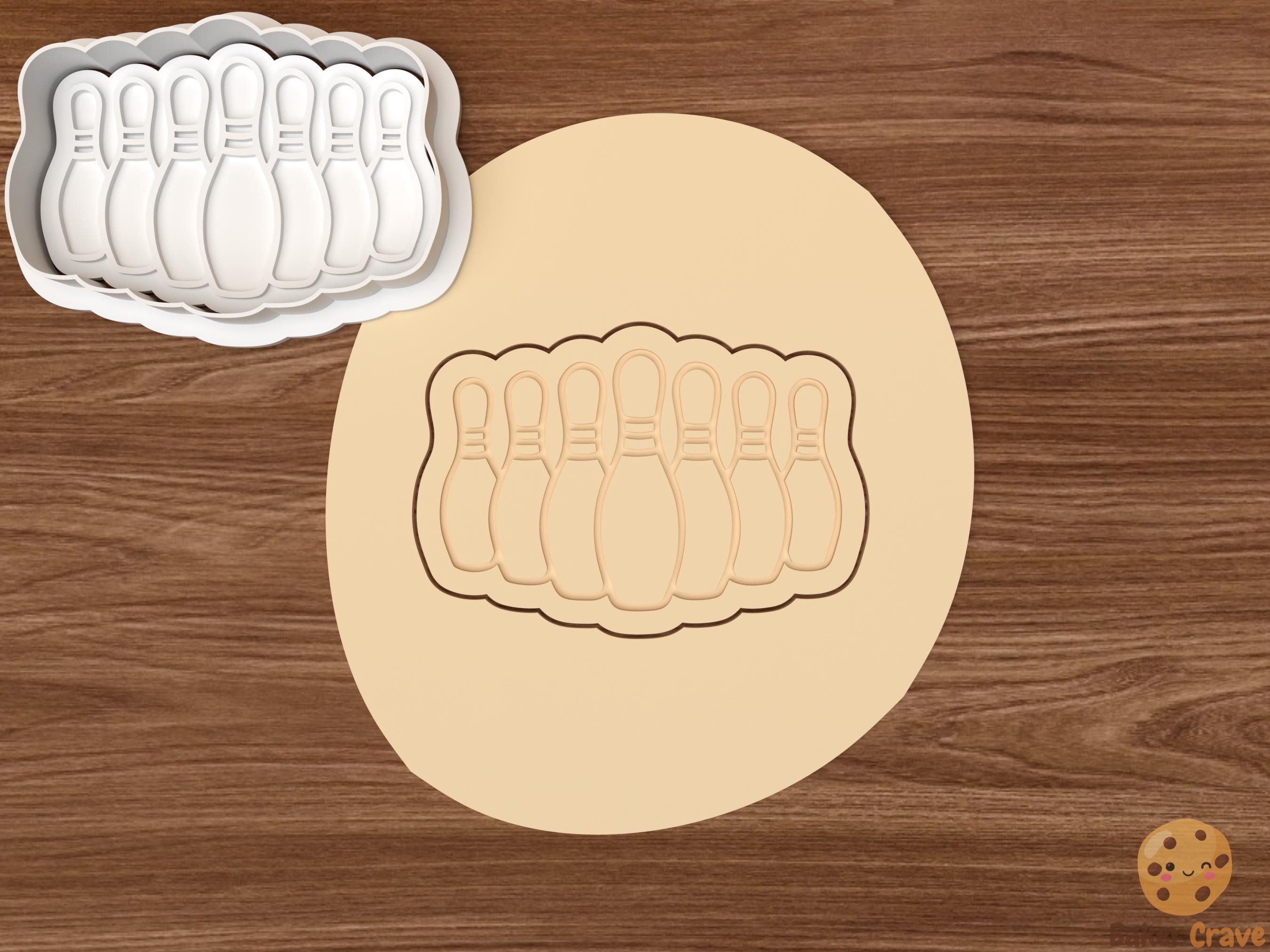 Bowling Cookie Cutter Set STL File