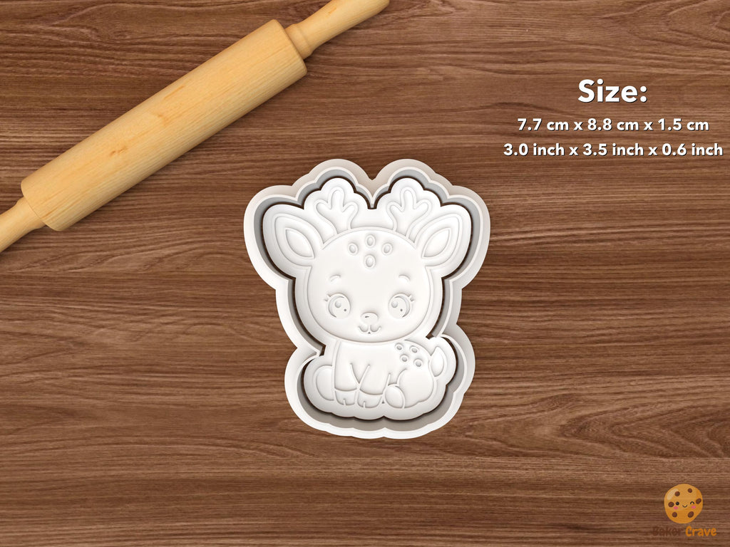 Cute Woodland Baby Animals Cookie Cutter Set STL File