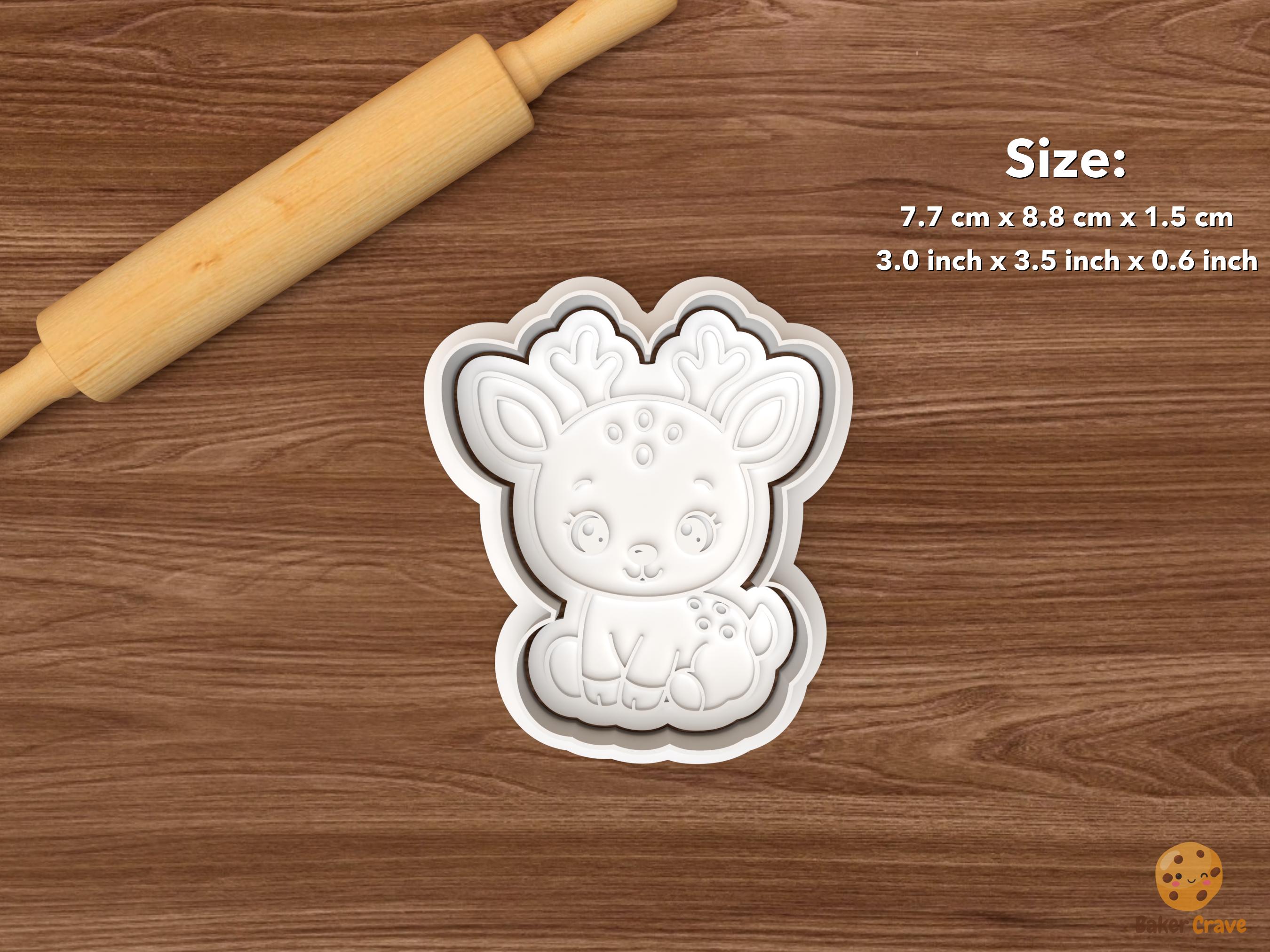 Cute Woodland Baby Animals Cookie Cutter Set STL File