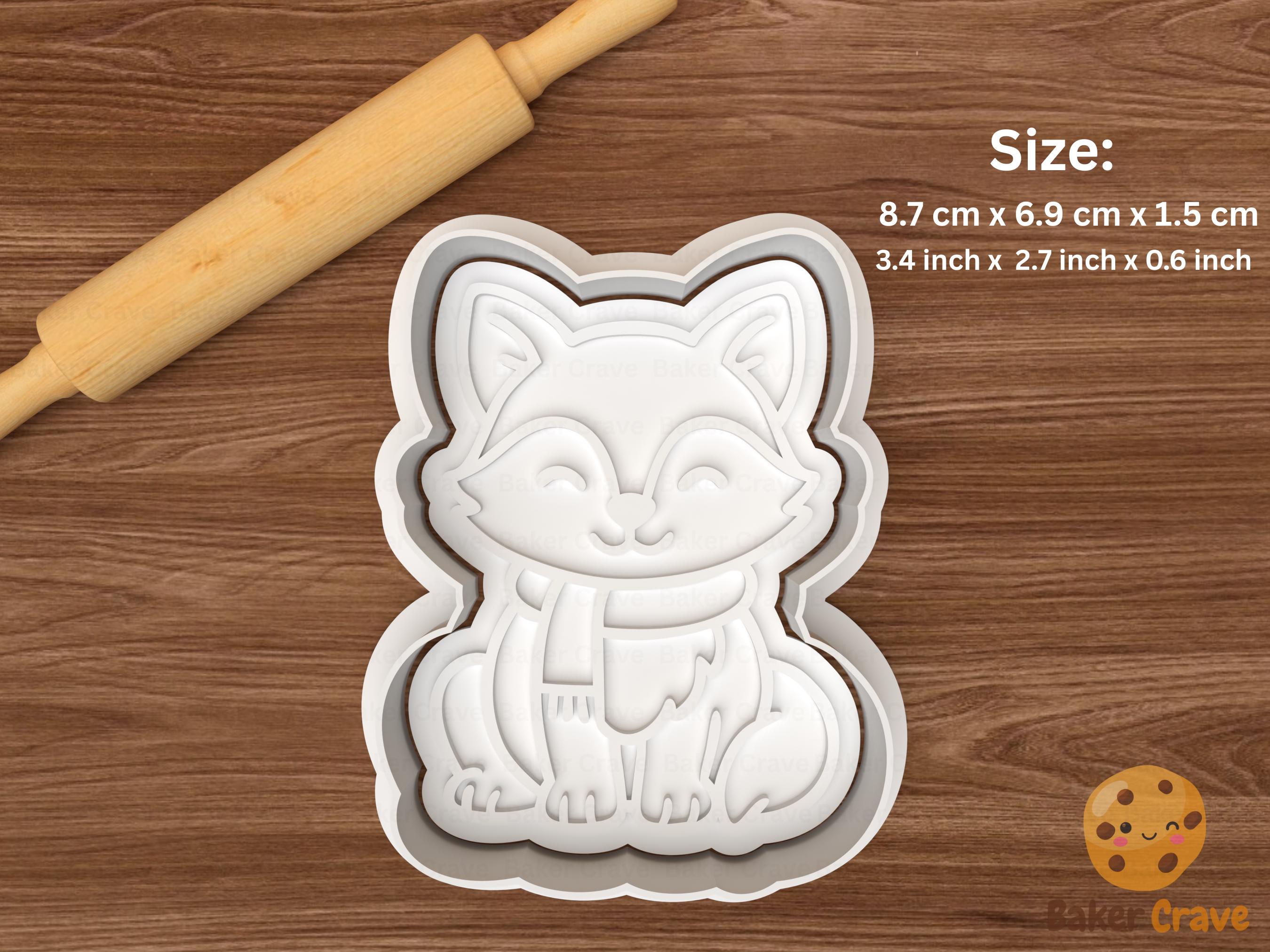 Christmas Winter Animals Cookie Cutter Set STL File