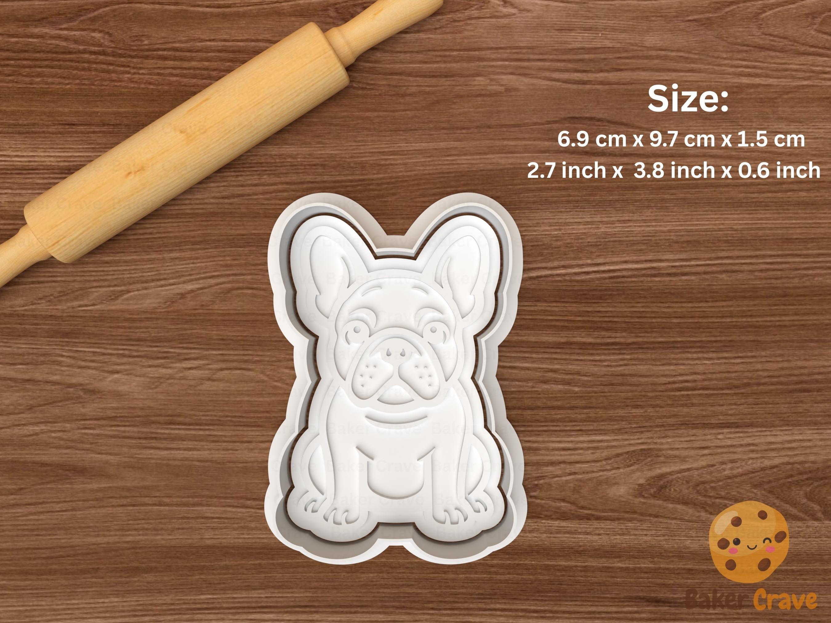 French Bulldog Cookie Cutter Set STL File