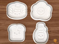 Kawaii Breakfast Cookie Cutter Set STL File