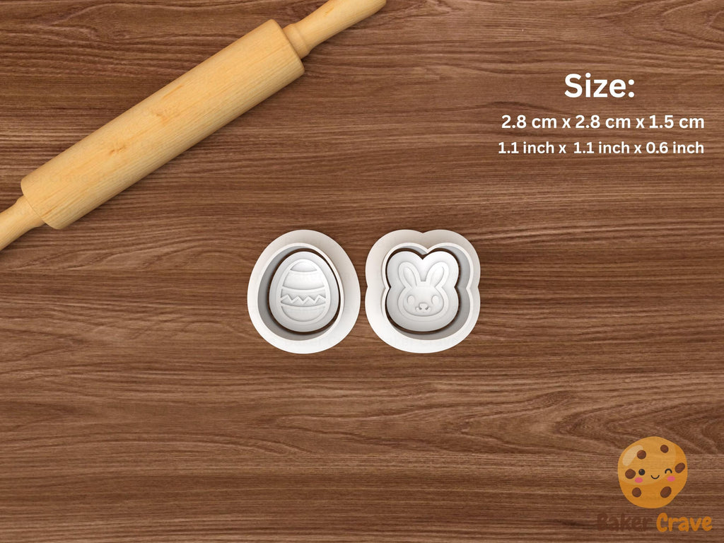 Easter Tic Tac Toe Cookie Cutter Set STL File